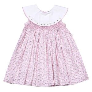 Sophie & Lucas 2t girls ditsy pink floral dress Easter birthday party